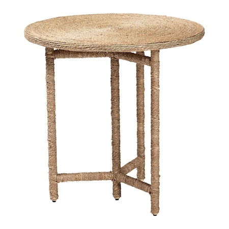 Bali & Pari Fumito Handwoven Seagrass End Table 261-14256-ZORO