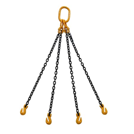 Starke Chain Sling, 5/16in, G80, Grab Hook, 2 ft SCSG80516-4LG-2
