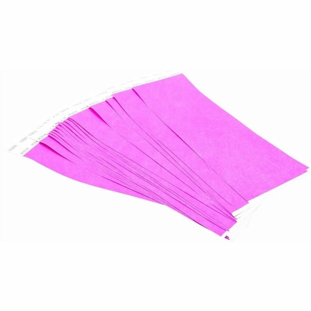 Baumgartens Wristpass Security Wrist Bands, 10" x 3/4", Purple, 100 Bands/Pack 85014