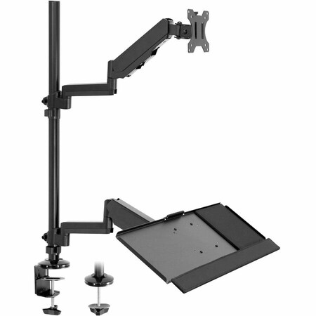 Mount-It MI 7995 Sngl Mntr Dsk Mnt Tray MI7995