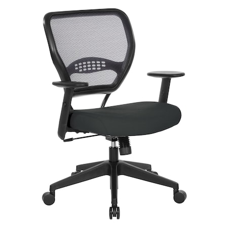 Space Seating 55 Series Silver Ion Technology Task Chair, Linen Black 5500-F23