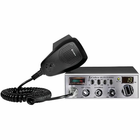 Cobra Electronics CB Radio, 4W, 6-13/32"W CCBP25LT01