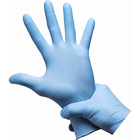 Ironclad Performance Wear Disposable Gloves, 5 mil Palm, XL, 100 PK, Blue M02004