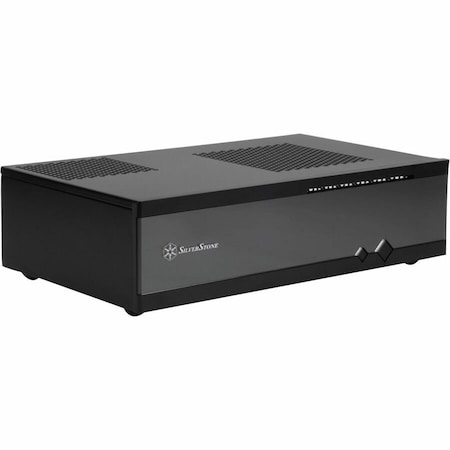 Silverstone Milo Series ML05B No Power Supply Mini-ITX HTPC Case - Black ML05B