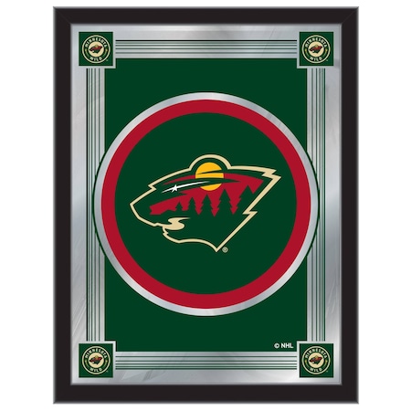 Holland Bar Stool Co Minnesota Wild 17" x 22" Logo Mirror MLogoMinWld