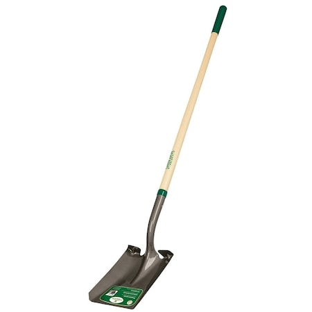 Landscapers Select Square Point Shovel, Steel Blade, 48 in L Wood Handle 34603