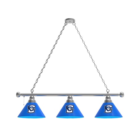 Holland Bar Stool Co Creighton 3 Shade Billiard Light, Chrome Fixture BL3CHCrghtn