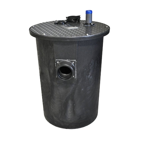 Liberty Pumps 1/2 hp 24-inch x 36-inch Simplex Sewage System w/ 70 Gallon Capacity 702/LE51A