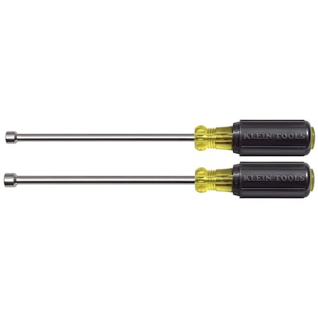 Klein Tools Nut Driver Set, Magnetic Nut Drivers, 6-Inch Shafts, 2-Piece 646M
