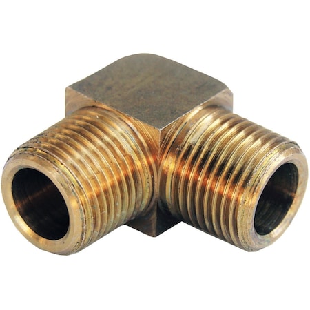 Westlake Pipe & Fittings 3/8'' MPTx3/8'' MPT 90 Deg. Brass Elbow, 1/4 Bend 17-8831