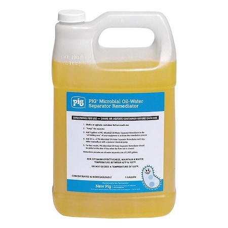Pig Microbial Oil-Water Separator, 1 gal, Jug CLN942