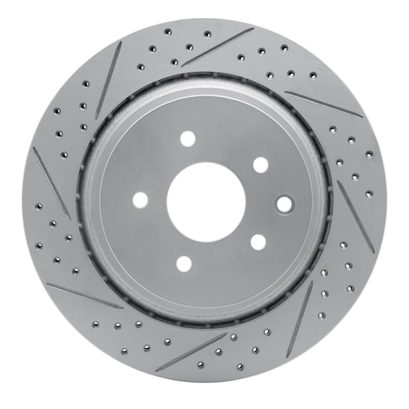 Dynamic Friction Co DFC Geoperformance Rotor - Drilled and Slotted 830-68010L