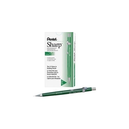 Pentel Pencil, Eraser Included, Standard, HB PENP205D