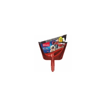 O-Cedar PowerCorner Pet Pro Broom, Red, Black, Gray 168020