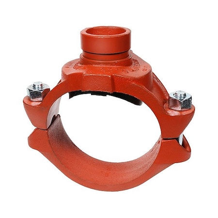 Gruvlok Clamp Tee, DI, Plain 5 in, Plain 5 in 0390173516