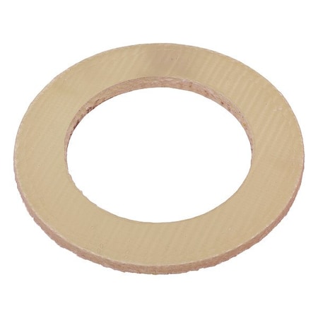 Zoro Select Flat Washer, For Screw Size 1/2 in , Phenolic Resin Not Applicable Finish, 25 PK Z8417