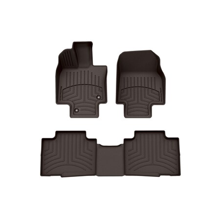Weathertech Cocoa, Front and Rear FloorLiner HP 471609-1-2IM