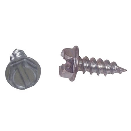 Ap Products 0.75 in. No. 8 Zinc Hex Washer Head Screws, 1000PK 1103.1034