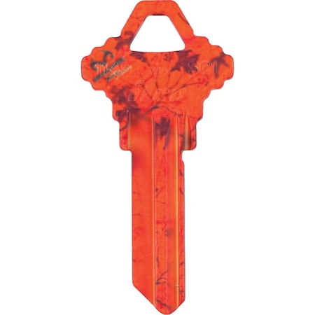 Kaba Ilco Schlage Realtree Blaze Orange Design Decorative Key, SC1 / KCSC1-RT XTRA ORANGE AK00030640