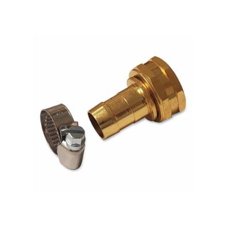 Chapin Garden Hose Repair/Replacement Part, 5/8 in to 3/4 in, Brass, Female Hose End Mender, 20PK 139-6-9409
