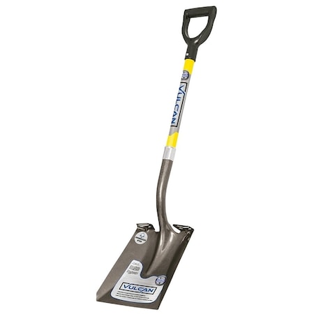 Vulcan 34537 PCY-F Shovel, Fiberglass Handle, D-Shaped Handle, 29 in L Handle 34850