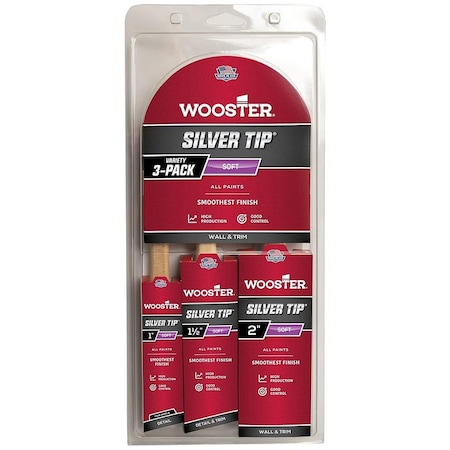 Wooster Wooster 5229 CT Polyester Brush Assortment Set, 3PK 52290000