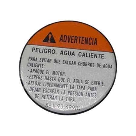 Komatsu CAUTION PLATE, KOMATSU OEM 561-93-69981 561-93-69981