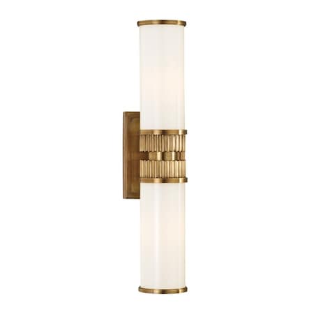 Hudson Valley Lighting Harper 2 Light Bath And Vanity 5.25 In. Aged Brass 1562-AGB