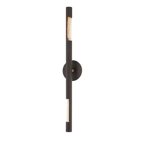 Troy Lighting Hendrix 2 Light Wall Sconce 6 In. Bronze B6881-BRZ/PBR