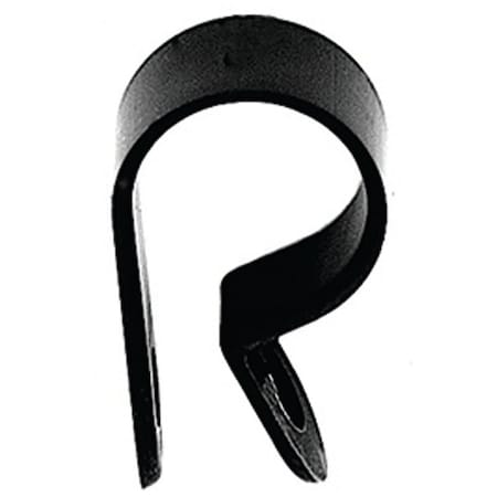 Jandorf Cable Clamp, 1/2 in Max Bundle Dia, 3/8 in W, Nylon, Black 61448
