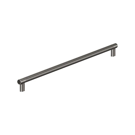 Amerock Bronx 24 inch 610mm Center-to-Center Gunmetal Appliance Pull BP54072GM