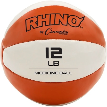 Champion Sports Leather Medicine Ball, 5 kg, 11" D MB11