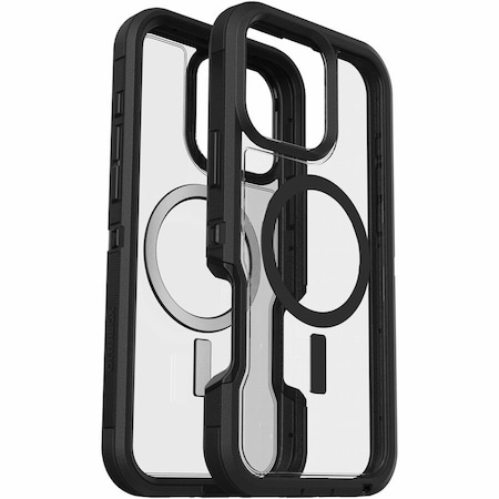 Otterbox Defender Pro Xt Clear Magsafe Case For Apple Iphone 16 Pro Max, Dark Side 77-96101