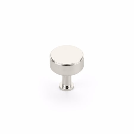 Schaub 1-1/4in Center to Center Pub House Cabinet Knob Polished Nickel Finish 5102-PN