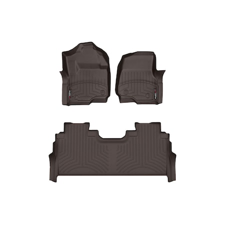 Weathertech Cocoa, Front and Rear Floorliners 471012-1-6