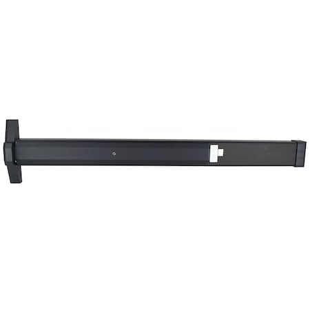 Global Door Controls STED Series Duronodic Grade 2 Storefront 48 in. Rim Narrow Stile Panic Exit Device with Cylinder TH1100-STED48-DU