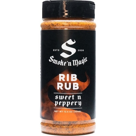 Smoke N Magic Smoke 'N Magic Rub Seasoning, Peppery, 12.5 oz OW29100