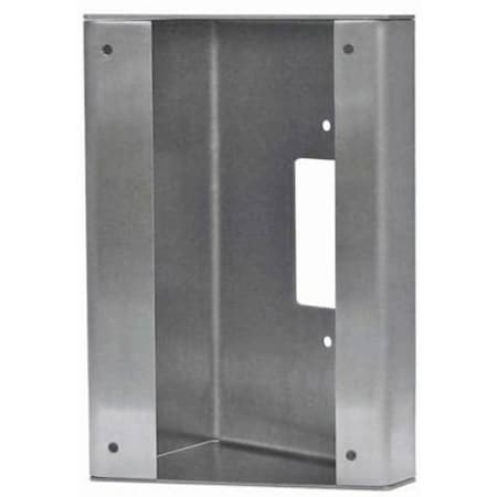 Aiphone SBX-AXDV30 Single Gang Mounting Box - 1-gang - Stainless Steel - Stainless Steel SBX-AXDV30