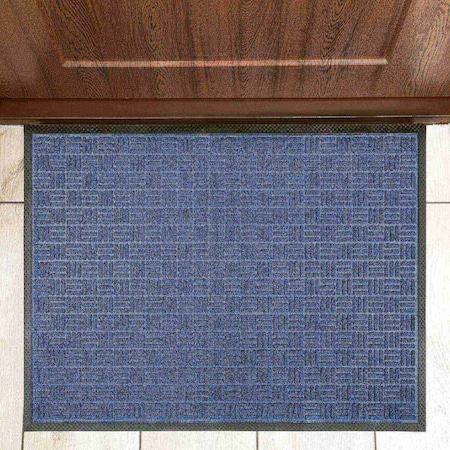 Floortex Doortex Ribmat Entrance Mat, Blue - 48in x 72in NREMFLLR0035