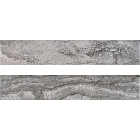 Msi Bernini Carbone Bullnose 3 In. X 18 In. Porcelain Wall Tile, 30PK ZOR-PT-TR-0114