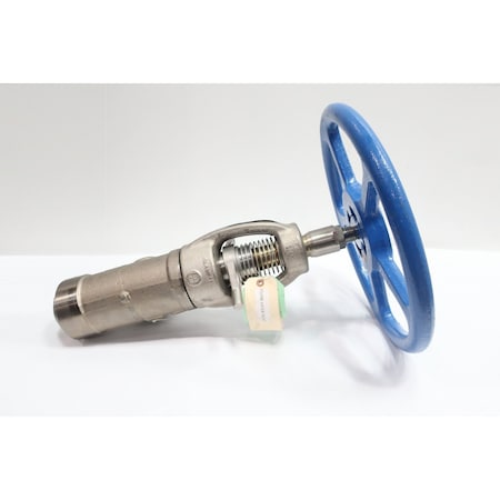 Conval MANUAL BUTT WELD STEEL ANGLE BODY GLOBE VALVE 3IN 1500 12U4J-1050K-00-1
