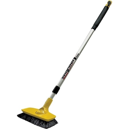 Mr. Longarm Woodmates Telewash II Deck Brush, 3.5 to 6.1 ft OAL 8689