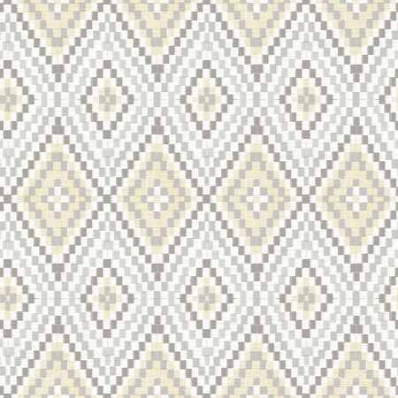 Chesapeake Ganado Beige Geometric Ikat Wallpaper 3118-12711