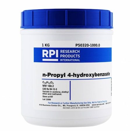 Rpi n-PROPYL 4-HYDROXYBENZOATE, 1 KILOGRAM P50320-1000.0