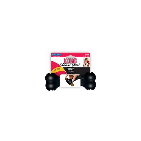Phillips Pet Food Supply Goodie Bone Dog Toy, Black Rubber, For Power Chewers, 7-In. 10012