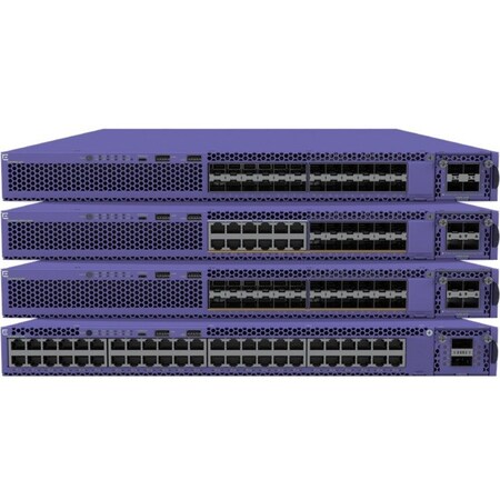 Extreme Networks VSP4900 with 12 100Mb/1/2.5/5/10Gb ports with 802.1bt Type3 PoE(60W) and 12 1G/10Gb SFP+ LRM and MA VSP4900-12MXU-12XE