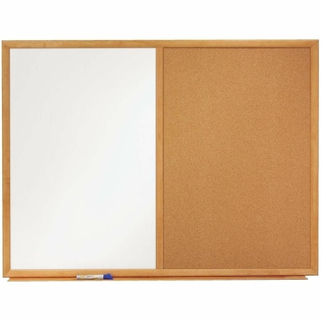Quartet Bulletin/Whiteboard Combination 36"H x 48"W S554