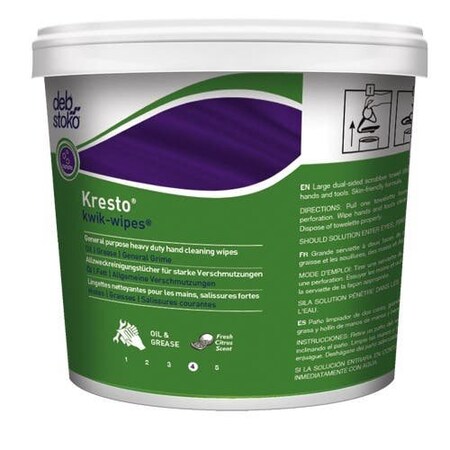 Sc Johnson Professional Kresto Kkw130W Kwik Wipes Heavy-Duty Towels 130Ct Bucket, 4PK KKW130W