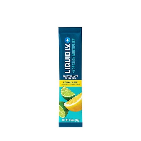 Liquid I.V. Sports Drink Mix, 0.6 oz, Lemon-Lime, PK100 LVHS-0101