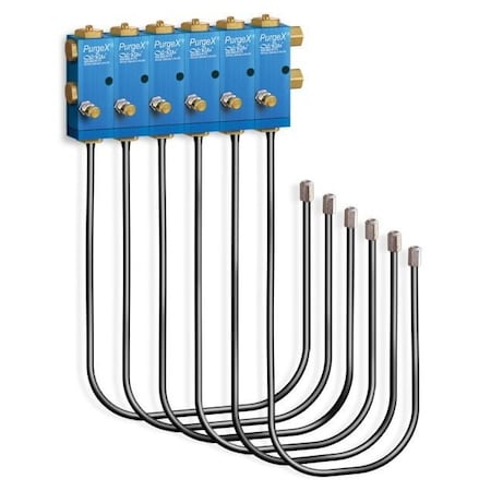 Oil-Rite PurgeX for Oil Dispensing - Air Operated w/Spray Dispensing w/Longer Nozzle Buna-N Seals - 6, 24in. B3559-106X24